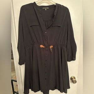 Black two piece dress